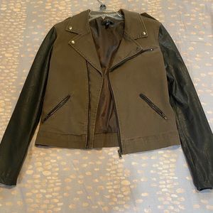 Leather Jacket Two Toned